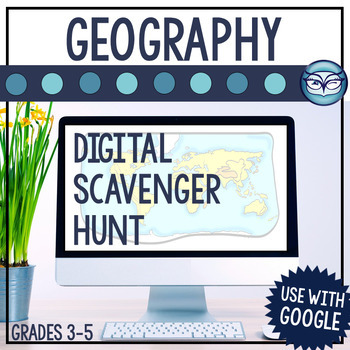 Preview of Geography Escape Room Scavenger Hunt