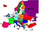 Geography- Europe Labeling Puzzle Map