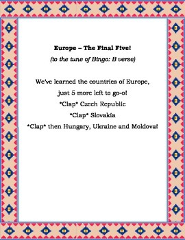 Preview of Geography: European Countries (The Final Five)
