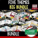 Five Themes of Geography Activity BUNDLE  (World Geography