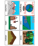 Geography Flash Cards Geography learning teaching landforms