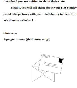 Preview of Geography - Flat Stanley State Study Project