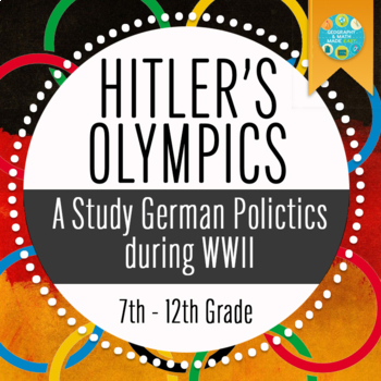 Preview of Geography & Government Types: Hitler's Olympics of 1936 (Includes PowerPoint)