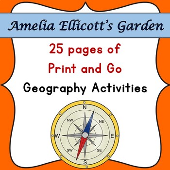 Preview of Geography (HASS) Special Places and Features with Amelia Ellicott’s Garden book.