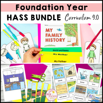 Preview of Geography History Foundation Year Bundle Australian Curriculum 9.0 HASS