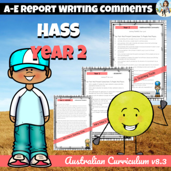 Preview of Geography History HASS Australian Report Writing Comments Year 2