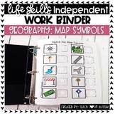 Geography Independent Work Binder: Map Symbols