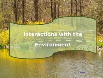 Preview of Geography - Interactions With the Environment PowerPoint