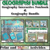 Geography Interactive Notebook & Geography Resource Bundle