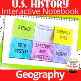 United States Geography Interactive Notebook Kit - US Hist