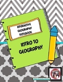 Geography Interactive Notebook and Foldables - Intro to Geography