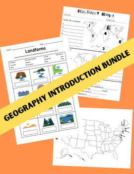 Preview of Geography Introduction Assignments