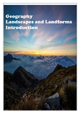 Geography Introduction Landscape and Landforms