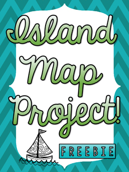 Preview of Geography Island Map Project - FREEBIE