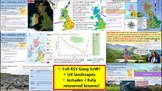 Geography KS3: UK Landscapes & Processes SoW 7 lessons. Fo