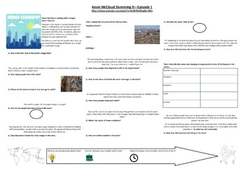 Preview of Geography - Kevin McCloud: Slumming It - Episode 1 - Supporting Worksheet