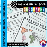 Geography - Land and Water Book - NO PREP
