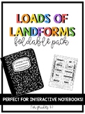 Loads of Landforms Foldable Pack