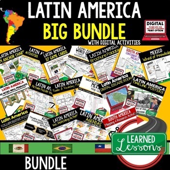 Preview of Geography Latin America BUNDLE (World Geography Bundle)