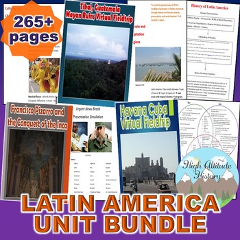 Preview of Latin America Unit Bundle (Geography)