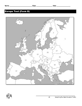 Europe Geography Lessons Worksheets Teaching Resources Tpt