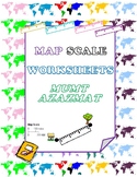 Geography: Map Scale Worksheets: