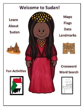 Preview of Sudan Geography Maps, Flag, Data, Assessment - A Long Walk to Water Setting