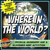 Geography Maps & Activities Bundle: Where in the World? Pr