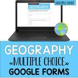 Geography Multiple Choice Google Forms Distance Learning