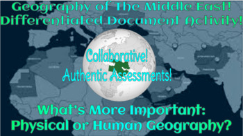 Preview of Geography Of The Middle East: Differentiated Collaborative Document Analysis!