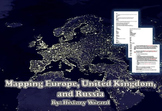 Geography Packet: Mapping Europe, United Kingdom, and Russia