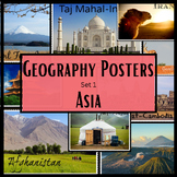 Geography Posters Asia Set 1