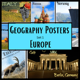 Geography Posters Europe Set 1