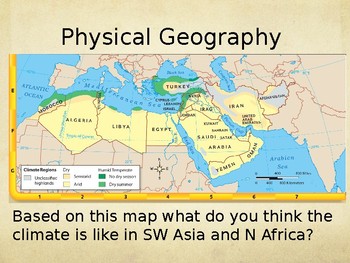 Preview of Geography Power Point Southwest Asia and North Africa