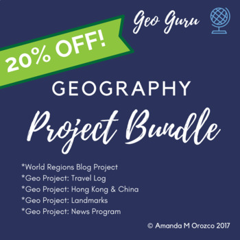 Preview of Geography Project Bundle