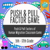 Geography: Push and Pull Factors on Human Migration (GAME ONLY)