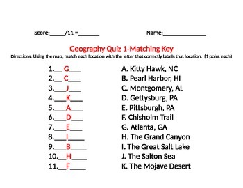 quiz 5 geo online exercise for