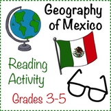 Geography Reading Activity - Mexico