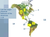 Geography Review of The Americas (Canada, Latin America) E