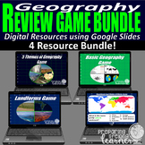 Geography Digital Review Game Bundle (4 Games!)