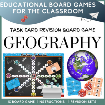 Preview of Geography Printable Themed Board Game