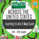 Geography: Road Trip, Learning To Use A Map Scale Map Skills