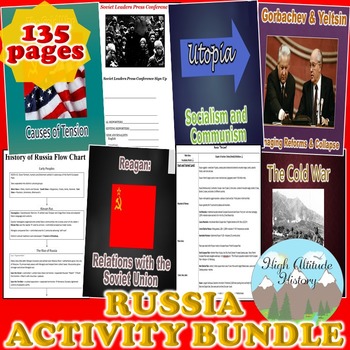 Preview of Russia Activity Bundle (Geography)