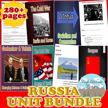 Preview of Russia Unit Bundle (Geography)