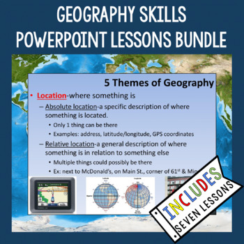 Geography Skills PowerPoint Lessons Bundle by Dr Loftin's Learning Emporium