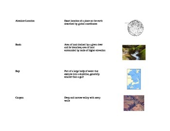 Preview of Geography Task Cards