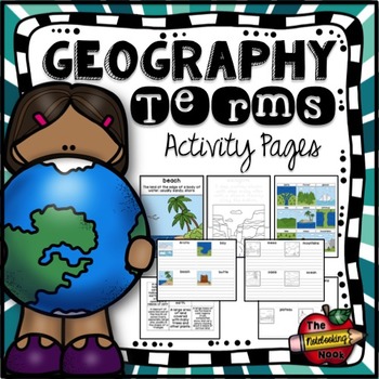 Preview of Geography Terms Activities