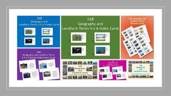 Preview of Geography Terms Classical Conversations Aligned Bundle