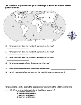 9th grade geography tests