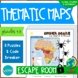 Geography Thematic Maps Escape Room